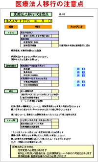 医療法人移行の注意点